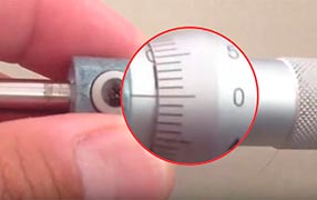 calibração do micrometro